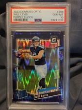 2023 Donruss Optic-Purple Shock Prizm #298 Will Levis Gem Mint 10 Rated Rookie