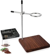 Pour Over Coffee Stand with American Black Walnut Base Adjustable Coffee Dripper