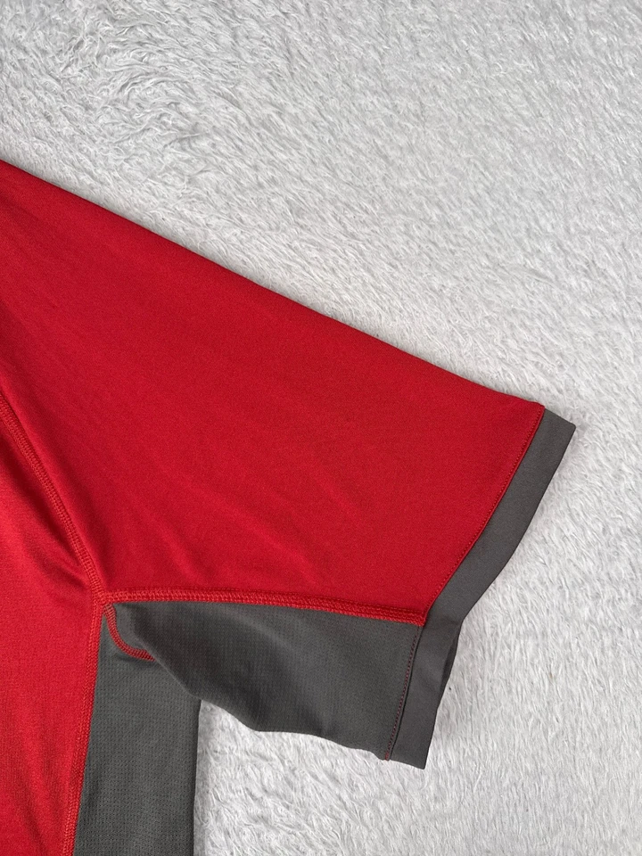 Camiseta de Ciclismo The North Face Adulto Extra Grande Roja 1/2 Cremallera 100% Poliéster LEER Foto 2 de 4