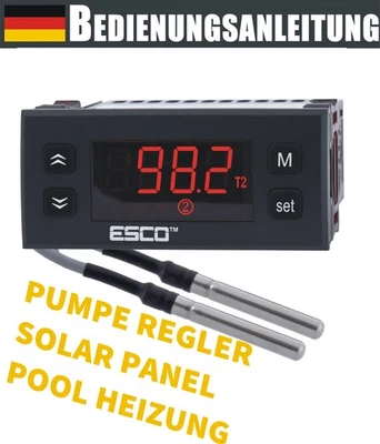 Temperaturregler Thermostat Steuerung Temperaturschalter + 2 Sensor -50°C +150°C - Bild 1 von 4