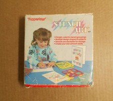 Tuppertoys Stencil Art Kit Lot of 8 Stencils W9