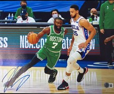 JAYLEN BROWN SIGNED AUTOGRAPHED  11x14 PHOTOGRAPH BECKETT BAS COA BOSTON CELTICS