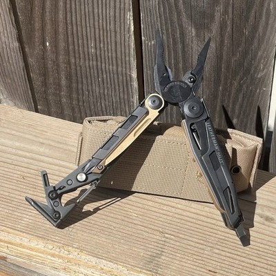Leatherman MUT Black/Bronze Multi-Tool Knife Plier Saw Screwdriver w/ Sheath 