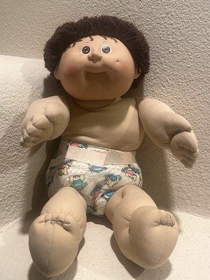  Cabbage Patch Kid (1978/82), Brown Hair & Eyes, Flushed Cheeks, Dimple, Coleco