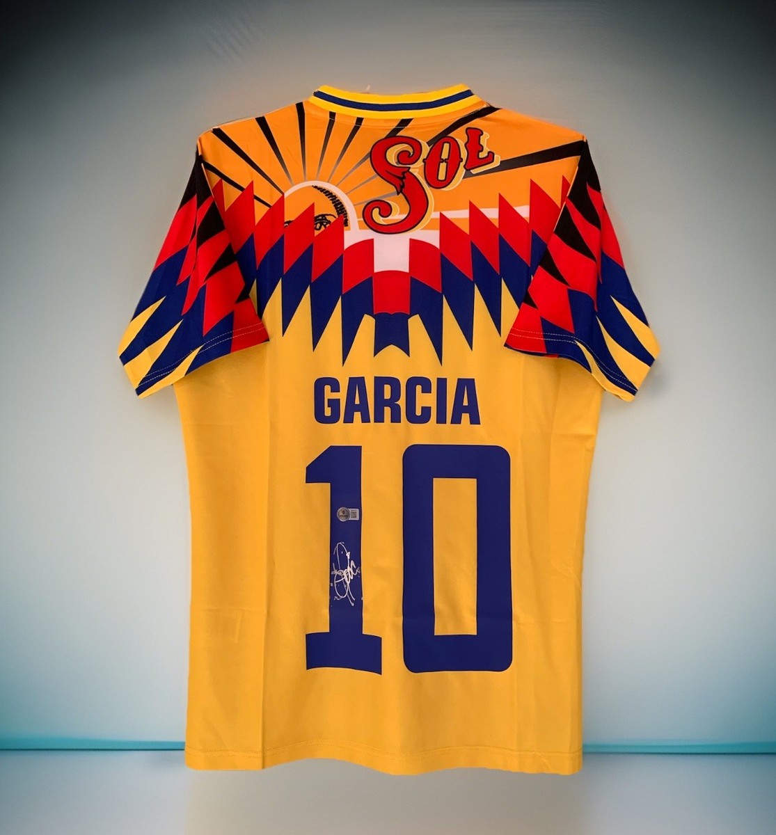 Luis Garcia Signed Club America 1994/95 Jersey Autographed Soccer