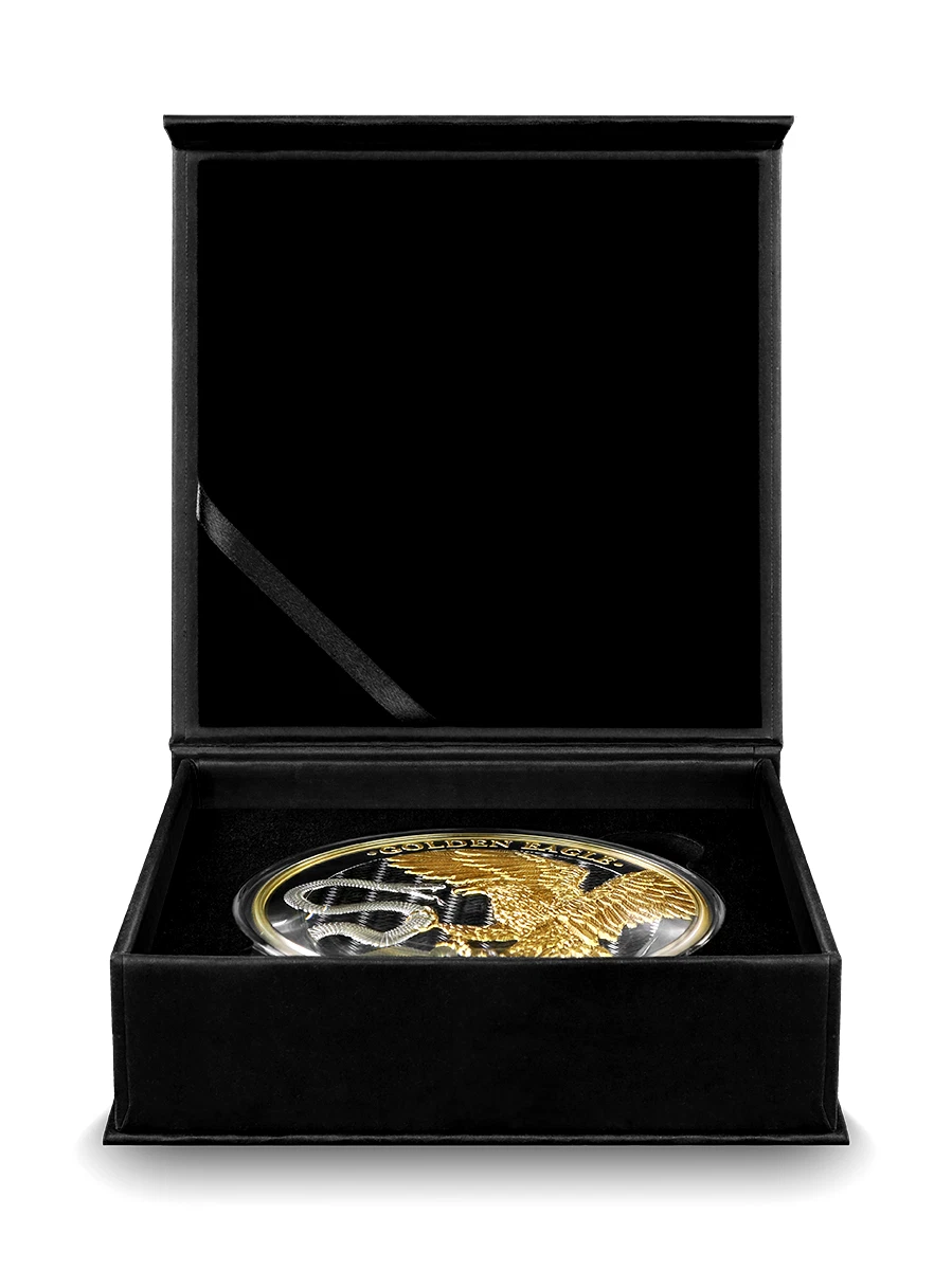 GOLDEN EAGLE 1 kg Silver Coin €30 Euro Malta 2025 only 100pcs very rare coin