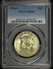 1954-S Franklin Half Dollar PCGS MS-66