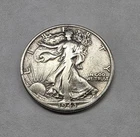 1943 D Walking Liberty Silver Half Dollar 90% Silver