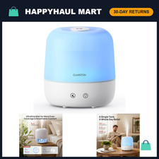 Cool Mist Humidifier for Bedroom, 2L Capacity, Ultra Quiet 24dB, Ideal for Sleep