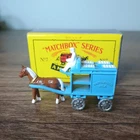 1988 Matchbox Moko lesney no 7 horse drawn milk wagon mint orig box