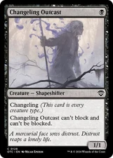 1x Changeling Outcast - Commander: Outlaws of Thunder