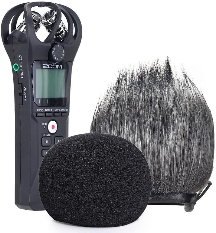 YOUSHARES Zoom H1n Handy Recorder Windshield with Foam Cover - Pop Shield for Z