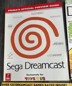 Vintage Sega Dreamcast Magazine Lot Issues 5,6, 8 And Preview Guide RARE Gaming