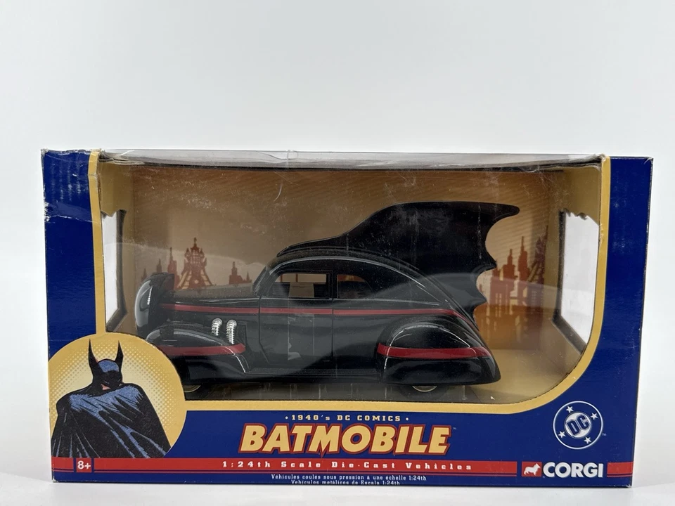 Corgi Batman 1940s DC Comics Batmobile 1:24 Scale Diecast - Image 2 of 4