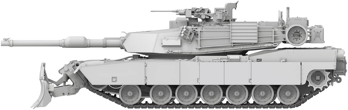 1/35 USMC M1A1 FEP Abrams with Dozer Blade Plastic Model Kit
