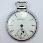 Antique Waltham Nickel-Silver Pocket Watch, Pre-Owned, Runs (49#148)