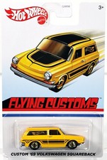 Hot Wheels Custom 1969 Volkswagen Squareback Flying Customs Series GJW98 Yellow