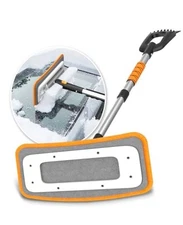  39.8" Ice Scrapers for Car Windshield and Extendable Snow Broom 39.8 Inchs