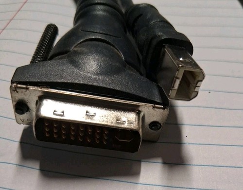 Belkin USB Cable DUAL DVI/USB Cable DVI-D M/M A/B 6' ft - Picture 3 of 6