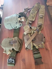 US Military Alice Field Gear Web Belt Suspenders Ammo Pouch Canteen