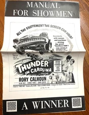 Vintage THUNDER IN CAROLINA Original 1950 PRESSBOOK  MANUAL