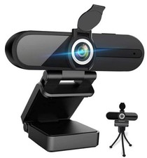 4K Webcam, HD Webcam 8MP- Laptop PC Desktop Computer Web Camera Black 4K Webcam