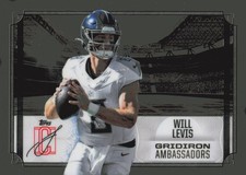 2024 Topps Signature Class #GA-15 Will Levis Gridiron Ambassadors