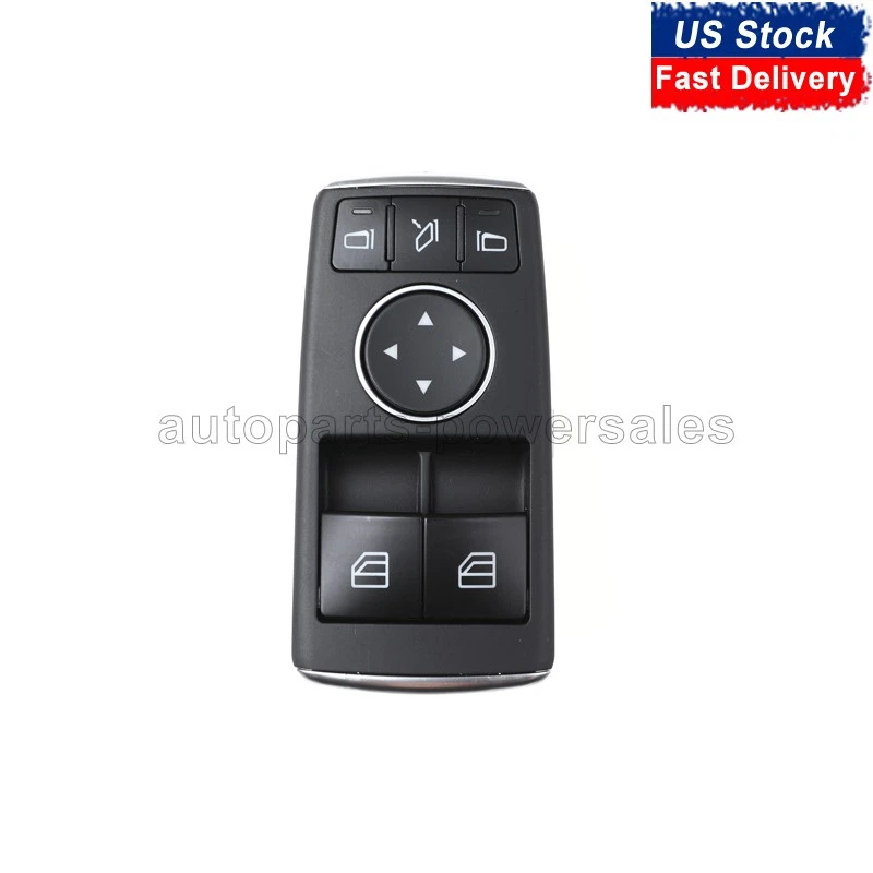 Interruptor de ventana eléctrica del lado del conductor delantero para Mercedes-Benz C250 SL400 SL450 SL550 Foto 2 de 3