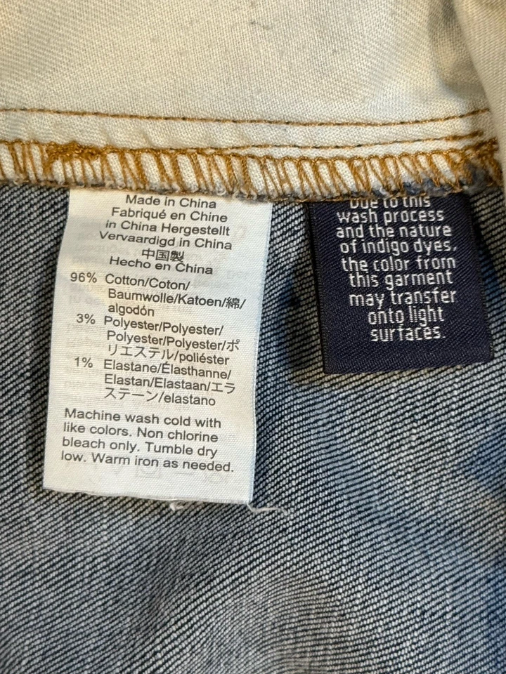 Mono ajustado de mezclilla para mujer Madewell en lavado Stanwick talla 6 Foto 4 de 4