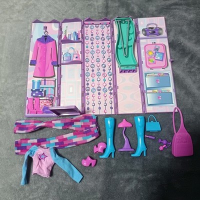 Secret Style Barbie Puppe Deluxe Fashion Klappschrank Spind Mattel #B0645
