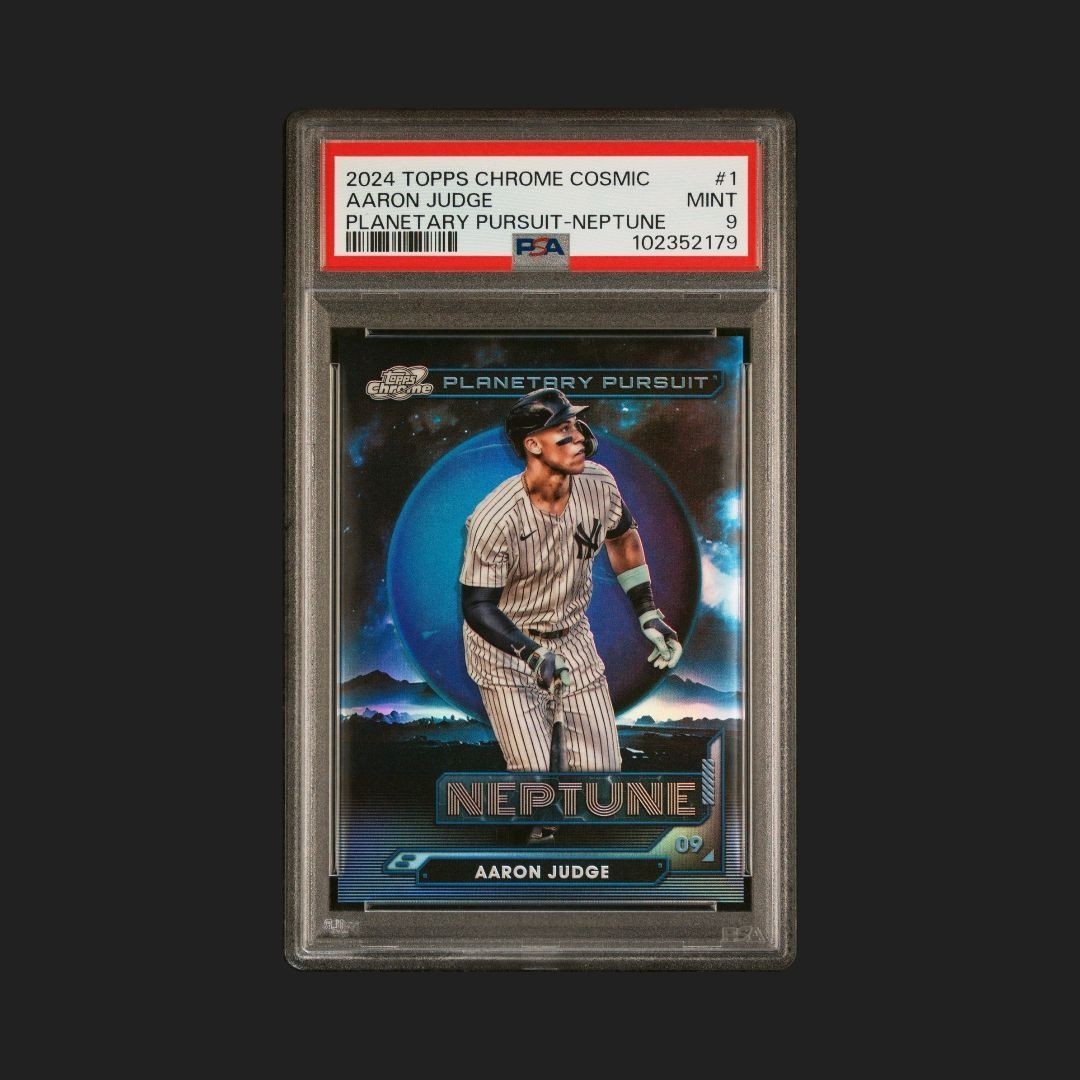 Aaron Judge #PPN-1 Baseball Cards 2024 Topps Cosmic Chrome Planetary Pursuit trading card — raw and PSA graded price guide