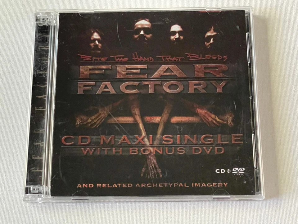 FEAR FACTORY Bite The Hand That Bleeds CD DVD Maxi Single 2004 Rare OOP EP Metal - Image 2 of 4