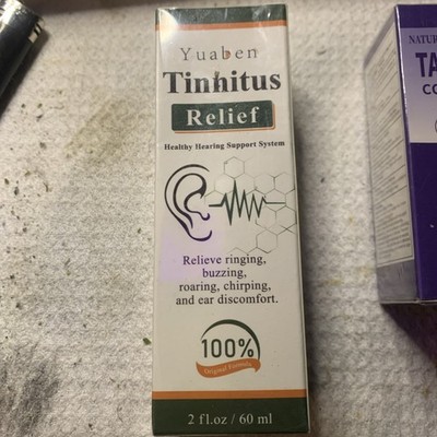 60 ML Tinnitus Relief Drops - Natural Ear Support for Ringing & Noise Reduction