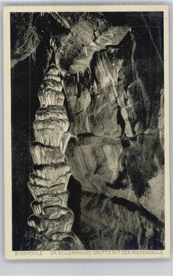 12036332 - Binghöhle, Dr. Kellerman's grotto with the giant pillar cave 1920