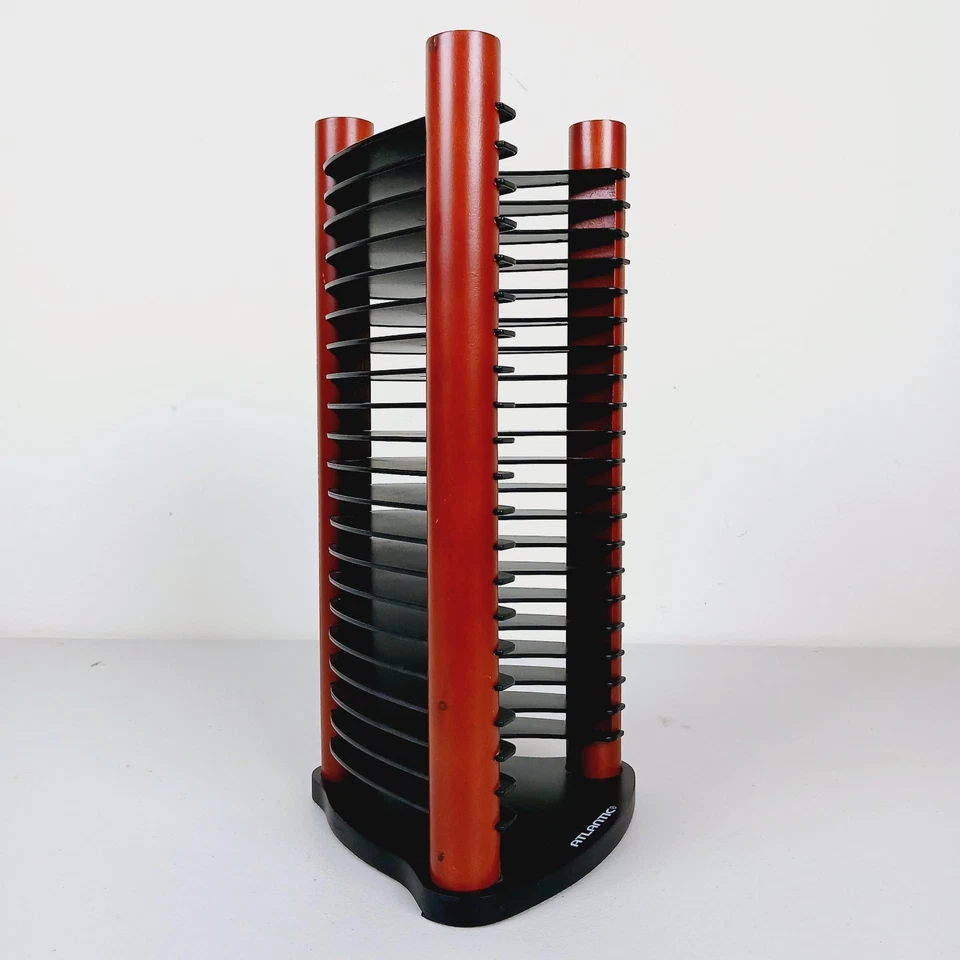 Torre porta CD vintage diseño moderno futurista tiene capacidad para 20 CD Foto 4 de 4