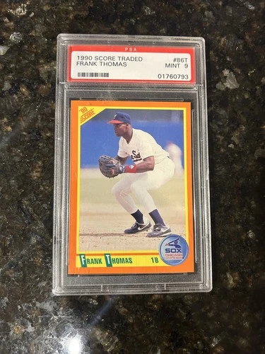 1990 Score Rookie & Traded Frank Thomas #86T PSA 9 MINT RC HOF