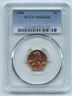 1986 1C Lincoln Cent PCGS MS66