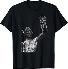 Perseus Medusa Shirt Greek Mythology T-Shirt Size S-5XL