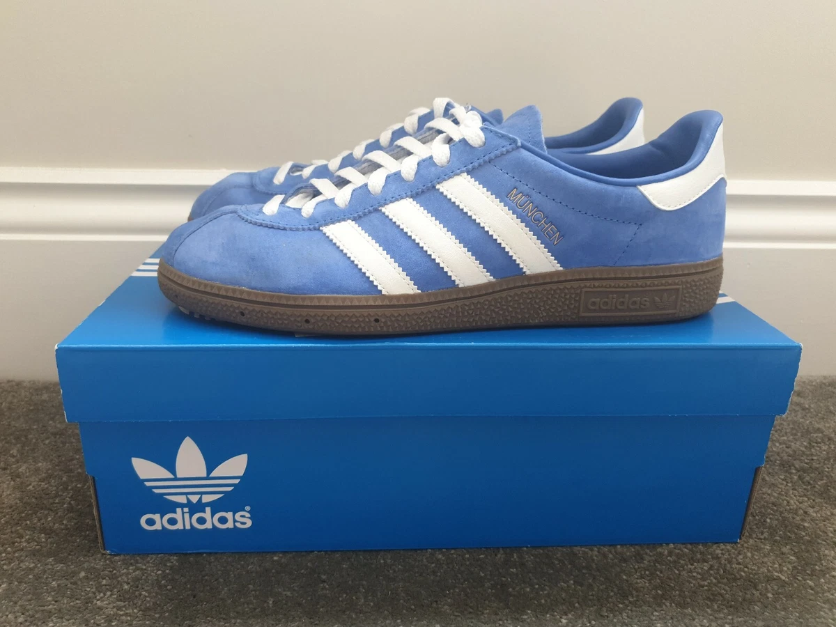 Compañero romántico Autenticación Adidas Munchen Spzl Blue/White - UK7 - 2015 Jap | eBay