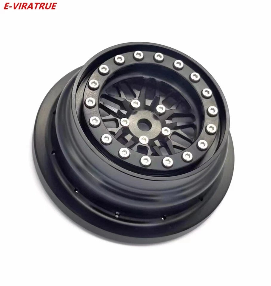 E-VIRATRUE Aluminum Beadlock Wheel Fits TRAXXAS Unlimited Desert Racer 1/7 1pcs - Image 2 of 4