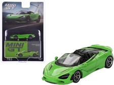 MCLAREN 750S SPIDER MANTIS GREEN 1/64 DIECAST MODEL CAR BY MINI GT MGT00783