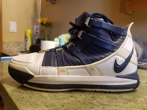 lebron 3 navy white
