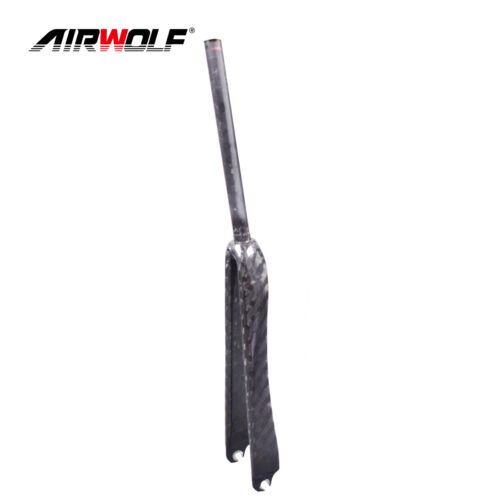 12K Road Bike Fixed Gear Bicycle Carbon Forks Fork Threadless 1"(25.4mm) 700C - Picture 7 of 12