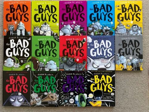 Aaron Blabey Kids Child Book Set The Bad Guys Episode 1-14 Set Collection Books - Picture 3 of 6