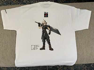 NEW OFFICIAL FF7 FINAL FANTASY VII 7 T-Shirt Promo NEW OFFICIAL FF7 FINAL FANTASY VII 7 T-Shirt Promo