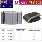 8/10/12ft Trampoline Enclosure Net for Round Frame Trampolines Replacement