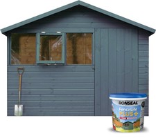 Ronseal Fence Life Plus Garden Shed  Fence Paint 5L UV Potection  All Colours