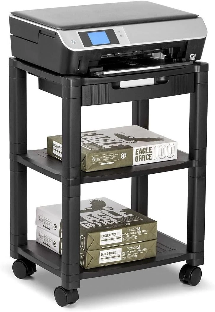 Halter Lz 308 Rolling Printer Cart Machine Stand with Cable