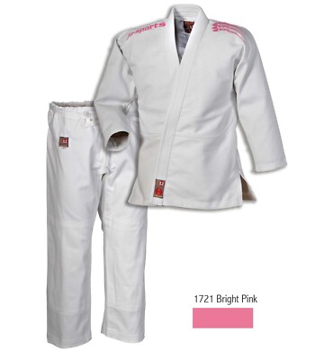 Ju Sports Pearl Pure - Bright Pink, JJIF approved. BJJ, Jiu Jitsu, Ju Jutsu, SV