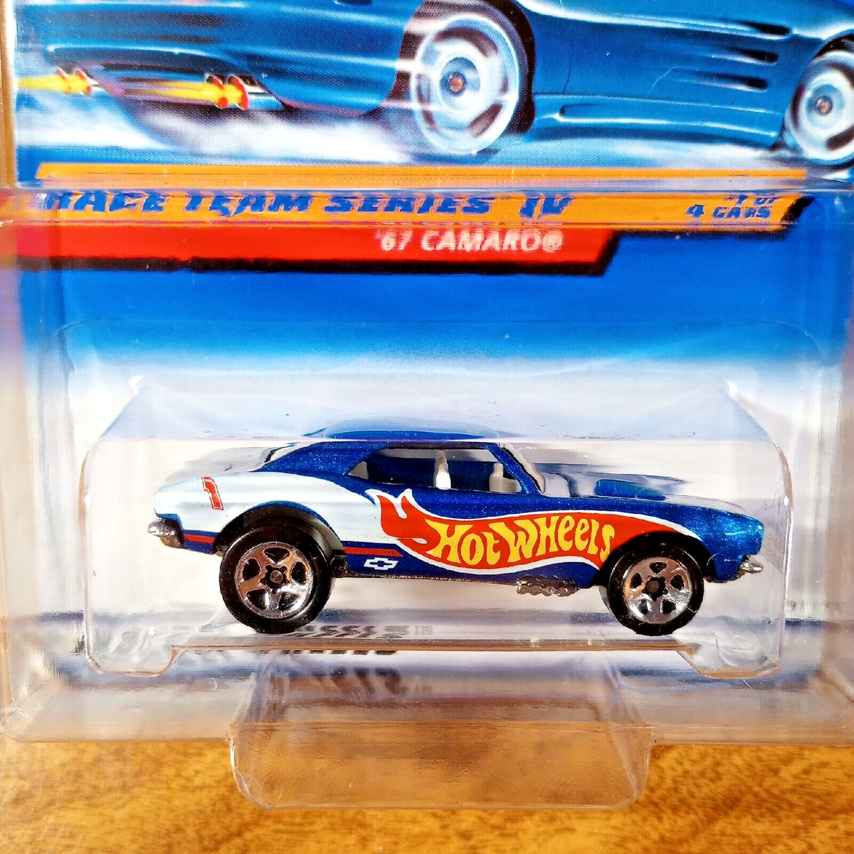 Hot Wheels Vintage Race Team Series IV '67 Camaro Blue 5